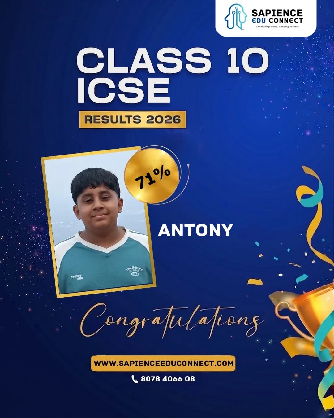 ICSE Student Result